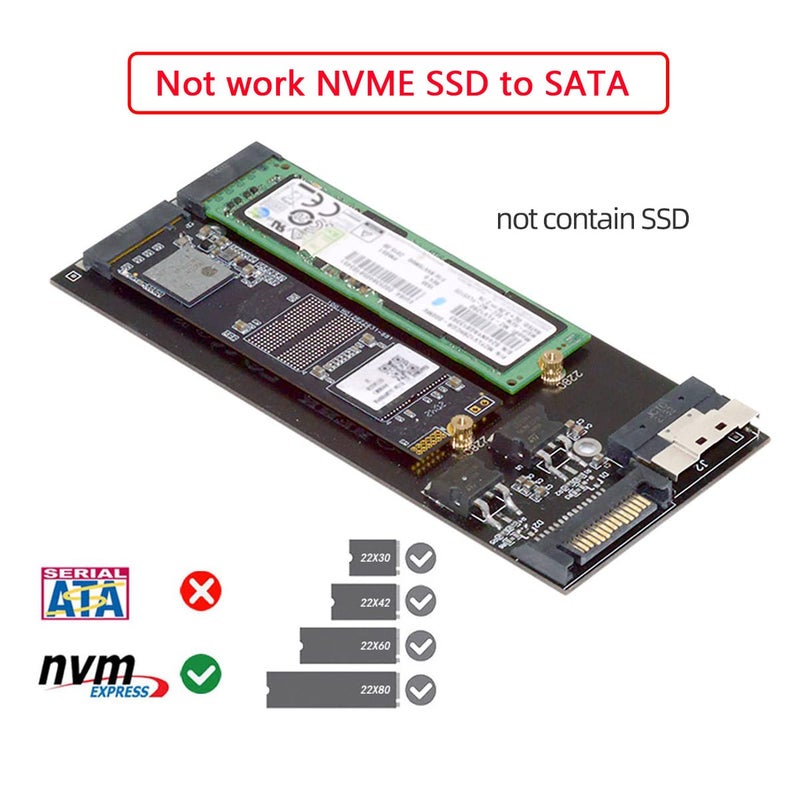 Cablecc Dual 2X NVME M.2 AHCI to Slimline PCIE Express 3.0 4.0 SFF-8654 8X Raid Card VROC Raid0 Hyper Adapter - Image 4